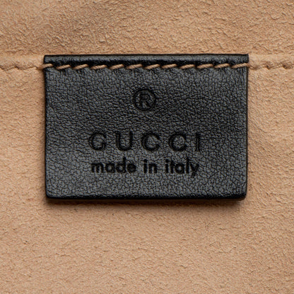 Gucci Matelasse Leather GG Marmont Small Shoulder Bag (SHF-YWd3X0)