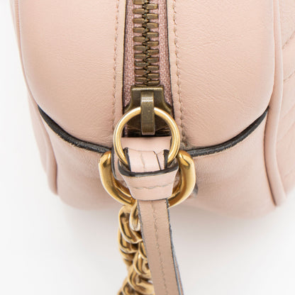Gucci Matelasse Leather GG Marmont Small Shoulder Bag