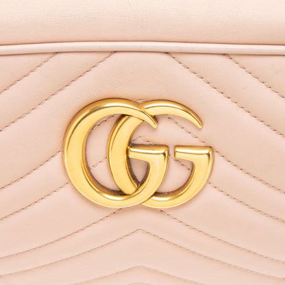 Gucci Matelasse Leather GG Marmont Small Shoulder Bag