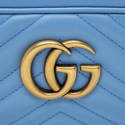 Gucci Matelasse Leather GG Marmont Small Shoulder Bag