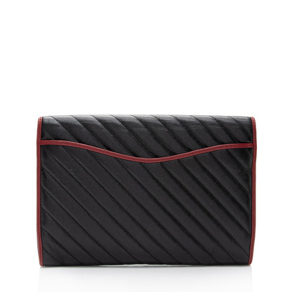 Gucci Matelasse Leather Torchon GG Marmont Clutch (SHF-AQeHxl)