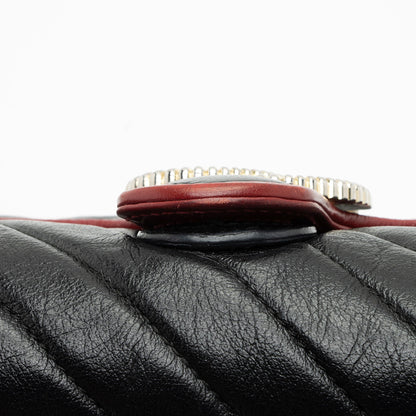 Gucci Matelasse Leather Torchon GG Marmont Clutch (SHF-GnVwkR)