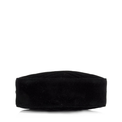 Gucci Matelasse Velvet GG Marmont Small Shoulder Bag (SHF-zFaOw0)