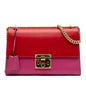 Gucci Medium Bicolor Leather Padlock Shoulder Bag