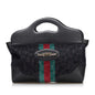 Gucci Medium Embossed Horsebit Velvet Punch Tote (SHG-LahSsr)