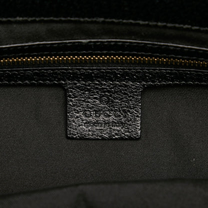 Gucci Medium Embossed Horsebit Velvet Punch Tote (SHG-LahSsr)