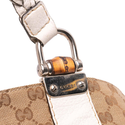 Gucci Medium GG Canvas Bamboo Libeccio Tote
