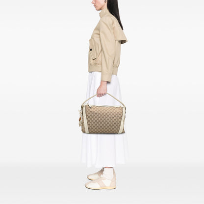 Gucci Medium GG Canvas Bella Shoulder Bag