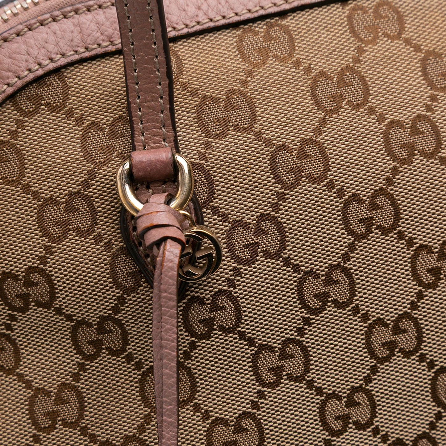 Gucci Medium GG Canvas Bree Dome Tote