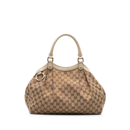 Gucci Medium GG Canvas Sukey Tote