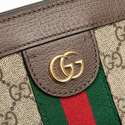 Gucci Medium GG Supreme Ophidia Web Chain Shoulder Bag