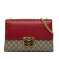 Gucci Medium GG Supreme Padlock Shoulder Bag (SHG-NsVRUv)