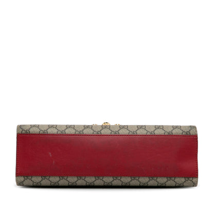 Gucci Medium GG Supreme Padlock Shoulder Bag (SHG-NsVRUv)
