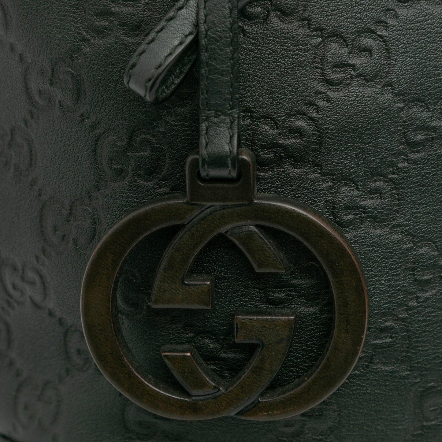 Gucci Medium Guccissima Charm Tote