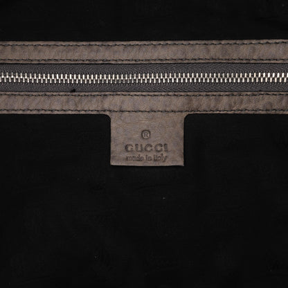 Gucci Medium Leather Bamboo Bar Tote