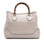 Gucci Medium Leather Bamboo Diana Tote
