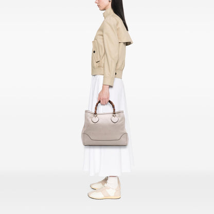 Gucci Medium Leather Bamboo Diana Tote