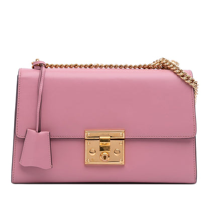 Gucci Medium Leather Padlock Shoulder Bag