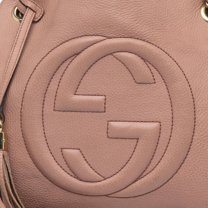 Gucci Medium Leather Soho Chain Tote (SHG-tvx6E5)