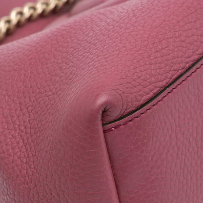 Gucci Medium Leather Soho Chain Tote