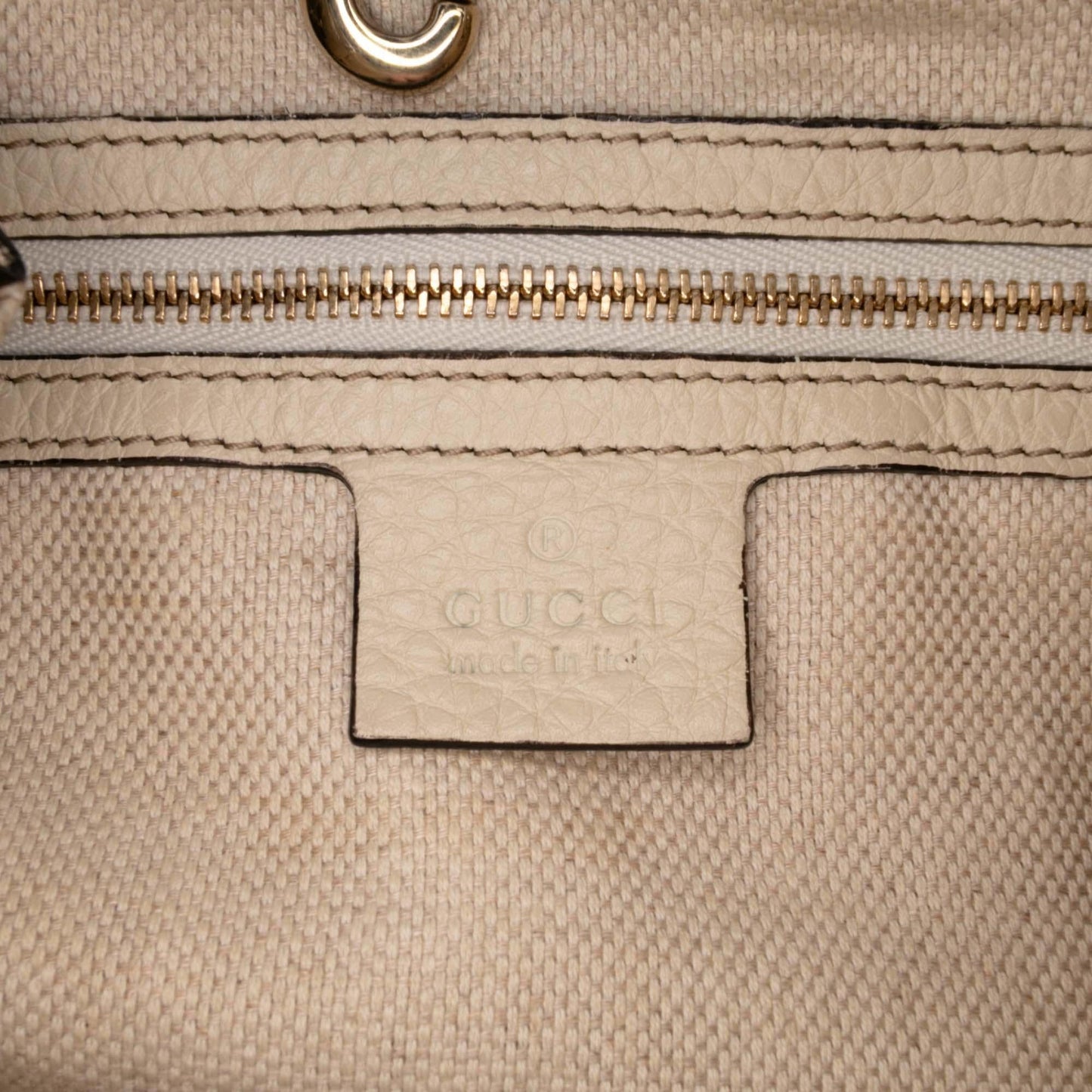 Gucci Medium Leather Soho Chain Tote