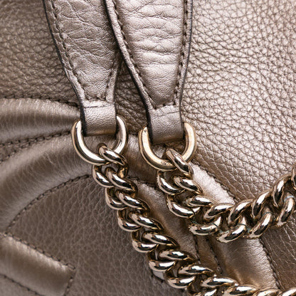 Gucci Medium Leather Soho Chain Tote