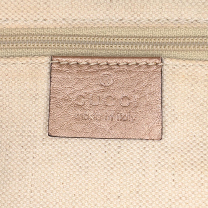 Gucci Medium Metallic Calfskin Sukey Tote