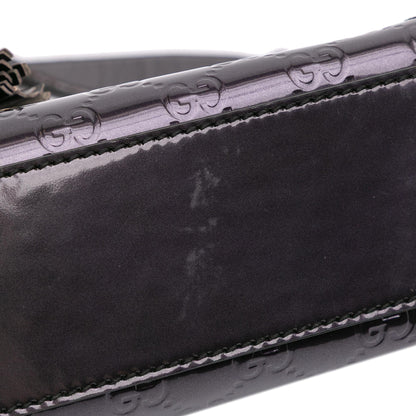 Gucci Medium Patent Guccissima Emily Shoulder Bag