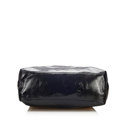 Gucci Medium Patent Leather Soho Chain Tote (SHG-6iuy6S)