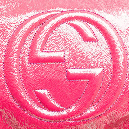 Gucci Medium Patent Soho Chain Tote