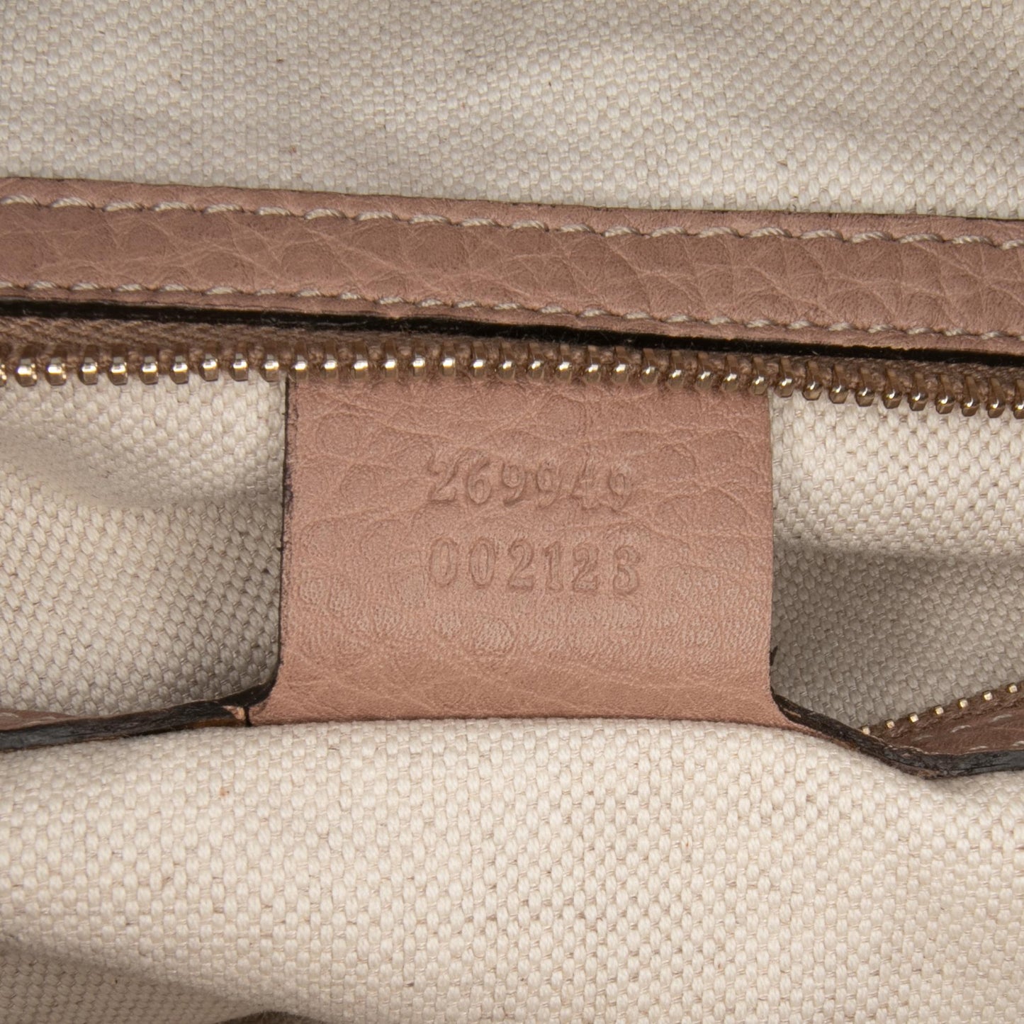 Gucci Medium Pebbled Calfskin Bella Shoulder Bag