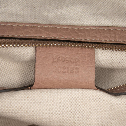 Gucci Medium Pebbled Calfskin Bella Shoulder Bag