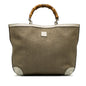 Gucci Medium Raffia Bamboo Shopper Tote (SHG-lv32Tc)