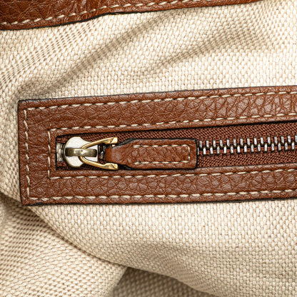 Gucci Medium Raffia Soho Chain Tote