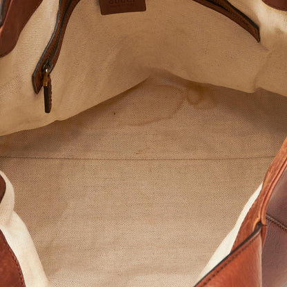 Gucci Medium Ribot Horse Head Tote Bag (SHG-4pAauu)