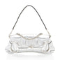 Gucci Metallic Calfskin Horsebit Chain Medium Shoulder Bag (SHF-dYk9f1)