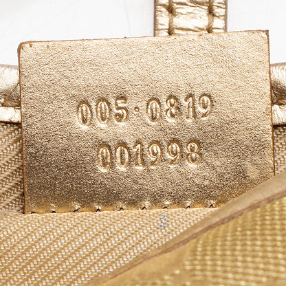 Gucci Metallic GG Canvas Jackie Mini Shoulder Bag (SHF-20747)