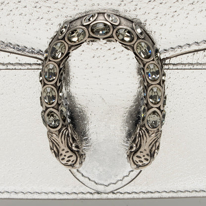 Gucci Metallic Leather Crystal Dionysus Mini Shoulder Bag