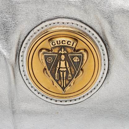 Gucci Metallic Leather Hysteria Small Clutch (SHF-hs8Ncf)
