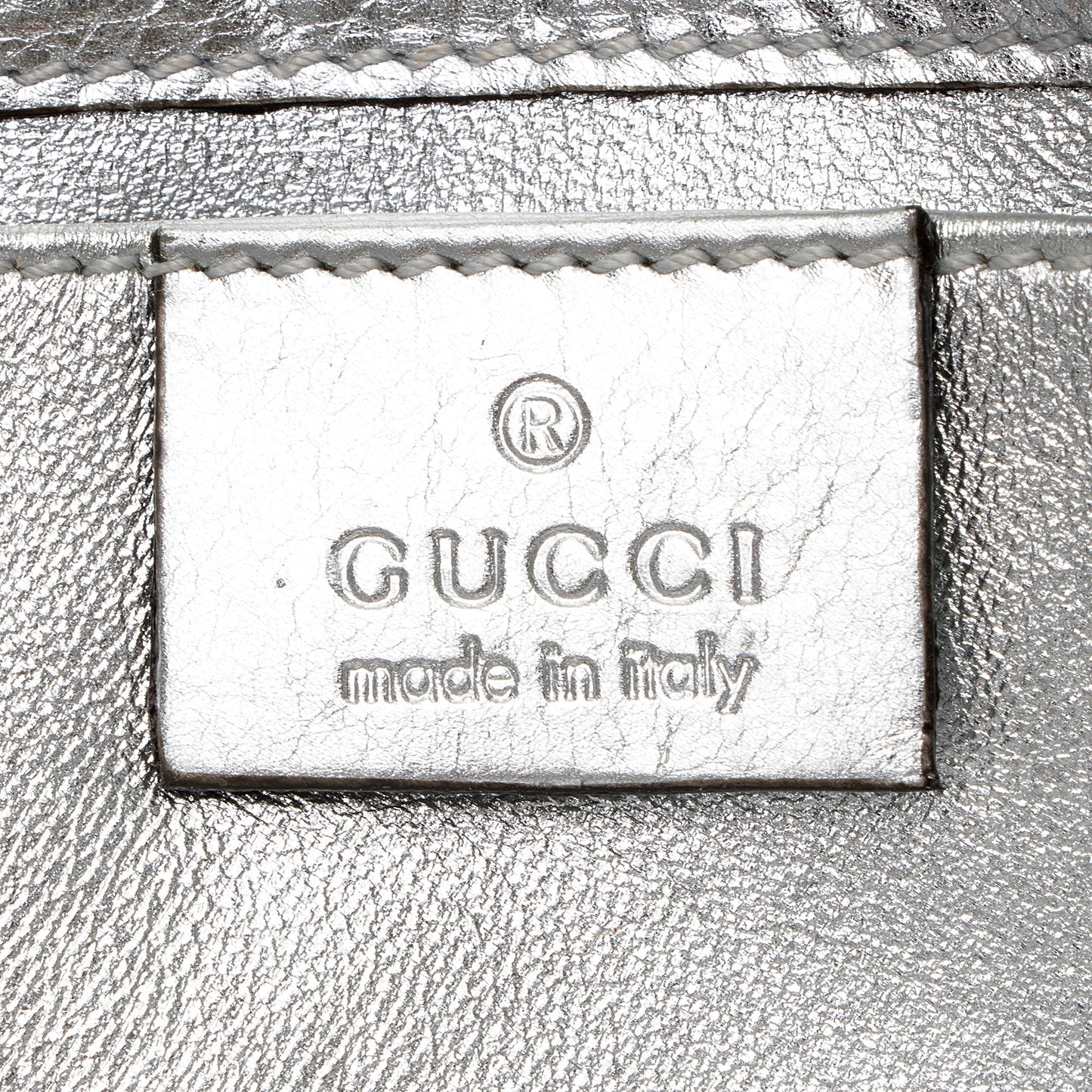 Gucci Metallic Leather Hysteria Small Clutch (SHF-hs8Ncf)