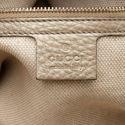 Gucci Metallic Leather Soho Medium Shoulder Bag (SHF-WsyCup)