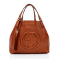 Gucci Metallic Leather Soho Medium Tote - FINAL SALE (SHF-18153)
