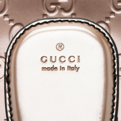 Gucci Metallic Patent Guccissima Leather Emily Large Shoulder Bag (SHF-v4gshd)
