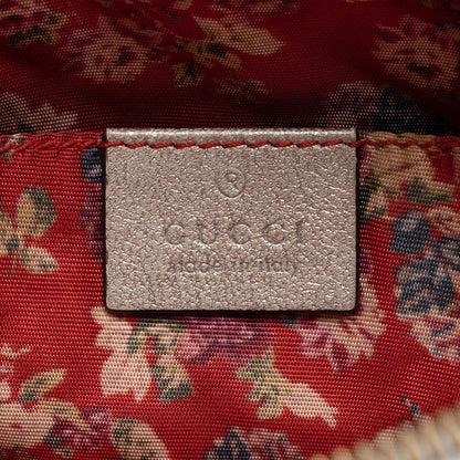 Gucci Metallic Quilted Leather Web Trapuntata Small Shoulder Bag (SHF-22451)