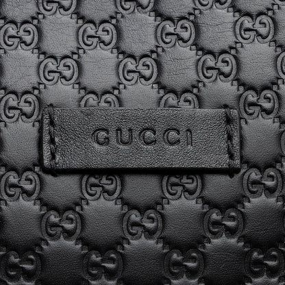 Gucci Microguccissima Leather Zip Top Tote (SHF-20350)