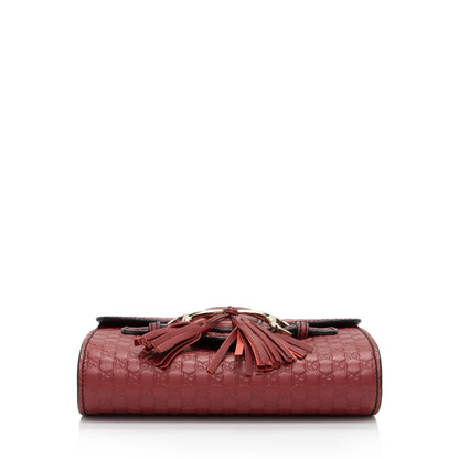 Gucci Microguccissima Leather Emily Mini Shoulder Bag (SHF-OuTAcx)