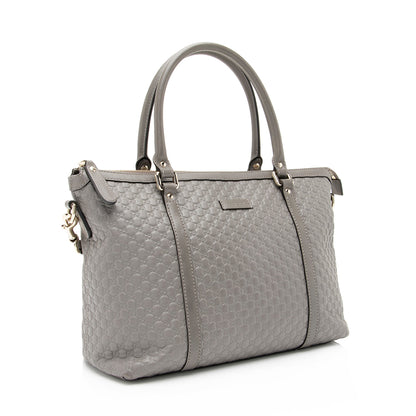 Gucci Microguccissima Leather Joy Medium Zip Tote (SHF-23570)