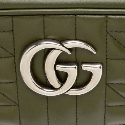 Gucci Mixed Matelasse Leather GG Marmont Aria Small Shoulder Bag