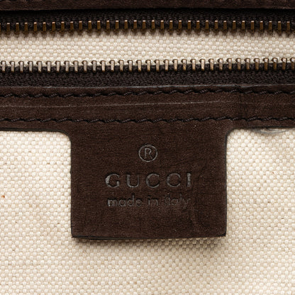 Gucci Nubuck Leather Ribot Clutch (SHF-ge9pTT)
