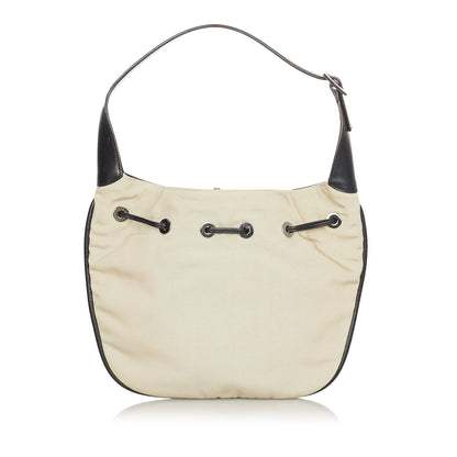Gucci Nylon Drawstring Shoulder Bag (SHG-31853)